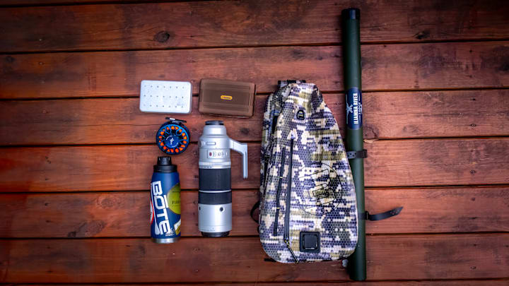 I needed a waterproof sling pack that was big enough to hold my FUJIFILM XF 150-600mm Lens, plus additional fly fishing gear. I needed a waterproof sling pack that was big enough to hold my FUJIFILM XF 150-600mm Lens, plus additional fly fishing gear.
