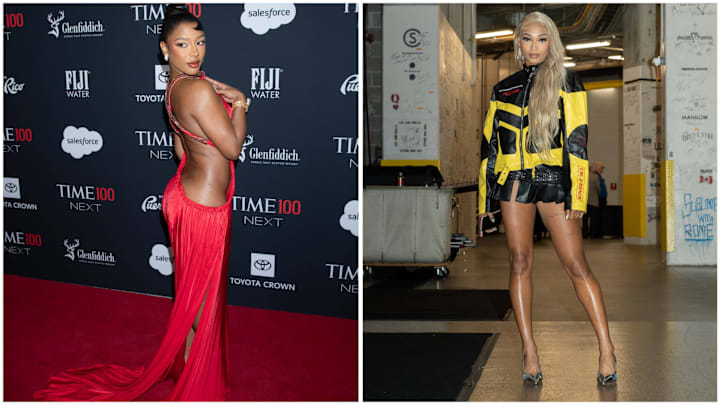 Victoria Monet and WNBA star DiJonai Carrington 