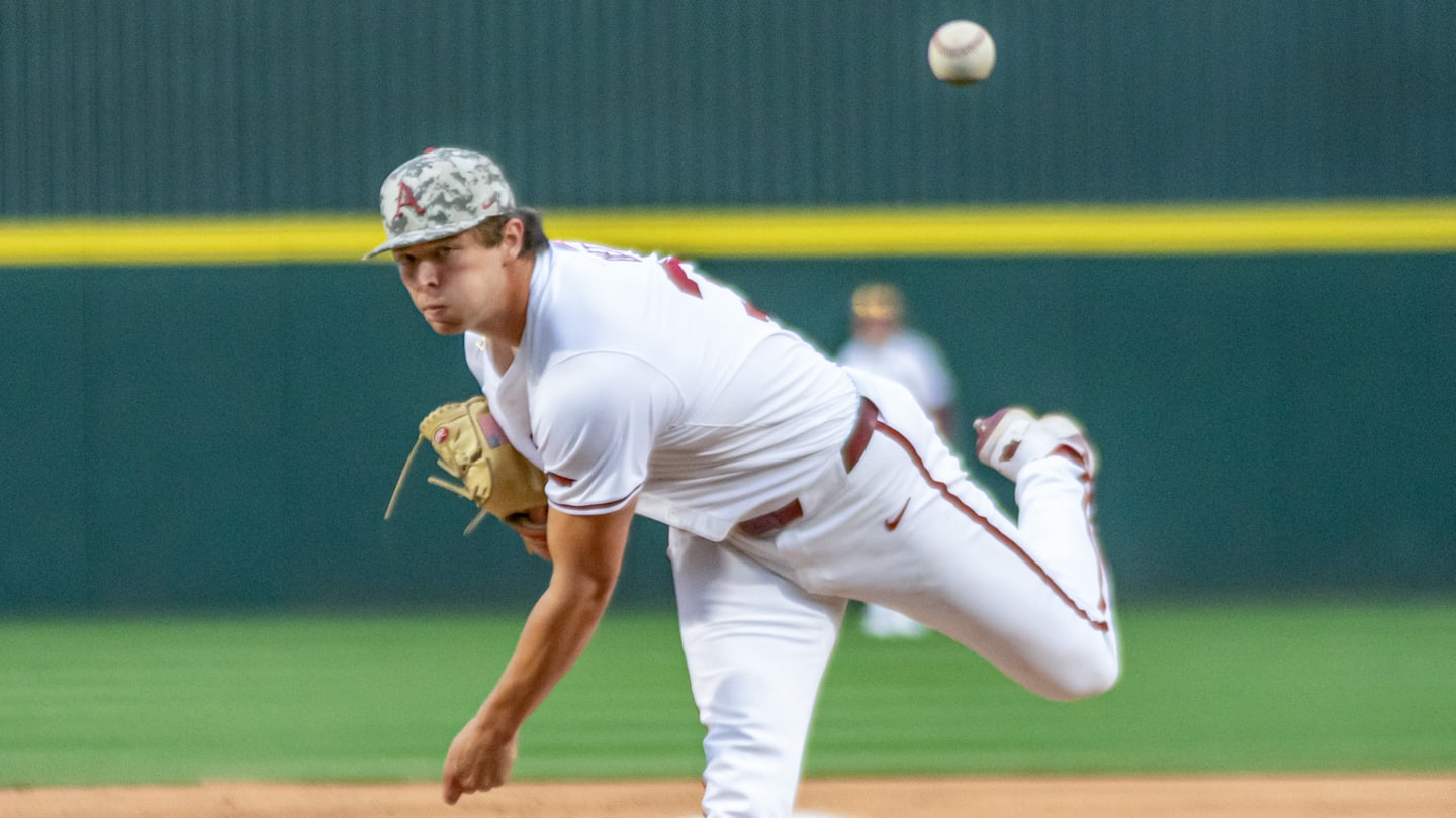 Dietz Strikes Out Nine as Razorbacks Run Ole Miss Out of Fayetteville