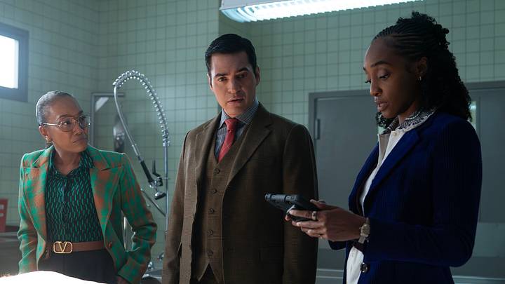 WILL TRENT - “Nice to Meet You, Malcolm” - As Angie and Ormewood track animal-masked thieves across a string of multimillion-dollar heists, Will and Faith investigate the murder of a high-end matchmaking mogul. Meanwhile, Faith meets a mysterious man who is more than he seems. TUESDAY, FEB. 3 (8:00-9:00 p.m. EST) on ABC. (Disney/Daniel Delgado Jr.) 
SONJA SOHN, RAMÓN RODRIGUEZ, IANTHA RICHARDSON