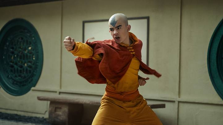 Gordon Cormier as Aang in season 2 of Avatar: The Last Airbender. Cr. Katie Yu/Netflix © 2026 Gordon Cormier as Aang in season 2 of Avatar: The Last Airbender. Cr. Katie Yu/Netflix © 2026