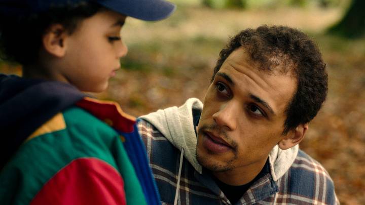 The Witness. (L to R) Jahsaiah Williams as Alex Hanscombe, Jordan Bolger as André Hanscombe, in The Witness. Cr. Courtesy of Netflix © 2026 The Witness. (L to R) Jahsaiah Williams as Alex Hanscombe, Jordan Bolger as André Hanscombe, in The Witness. Cr. Courtesy of Netflix © 2026
