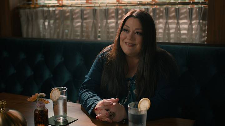 SWEET MAGNOLIAS. Brooke Elliott as Dana Sue Sullivan in episode 505 of SWEET MAGNOLIAS. SWEET MAGNOLIAS. Brooke Elliott as Dana Sue Sullivan in episode 505 of SWEET MAGNOLIAS.
