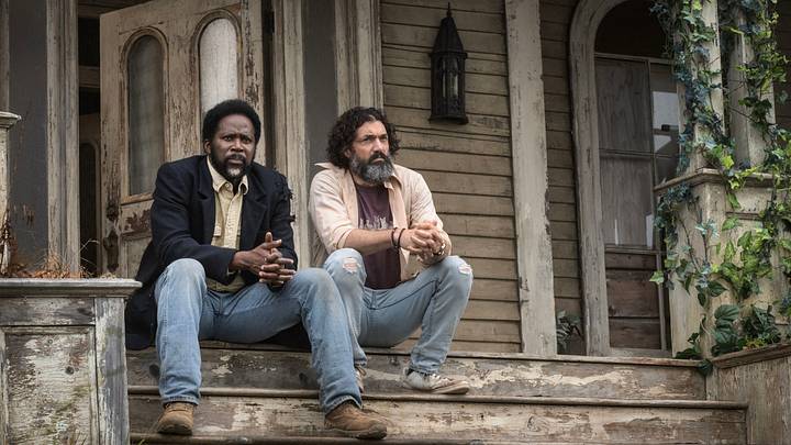 FROM Season 4. Harold Perrineau as Boyd Stevens, David Alpay as Jade Herrera. Image courtesy Chris Reardon/MGM+