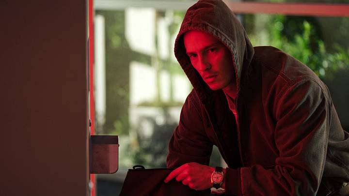 Drew Starkey in "Lucky," now streaming on Apple TV Drew Starkey in "Lucky," now streaming on Apple TV