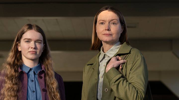Summer H. Howell, Samantha Sloyan in Carrie. Summer H. Howell, Samantha Sloyan in Carrie.