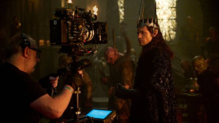 Charlie Vickers as Sauron in The Lord of the Rings: The Rings of Power Season 3. Charlie Vickers as Sauron in The Lord of the Rings: The Rings of Power Season 3.