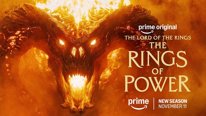 The Lord of the Rings: The Rings of Power Season 3 Key Art - Balrog The Lord of the Rings: The Rings of Power Season 3 Key Art - Balrog
