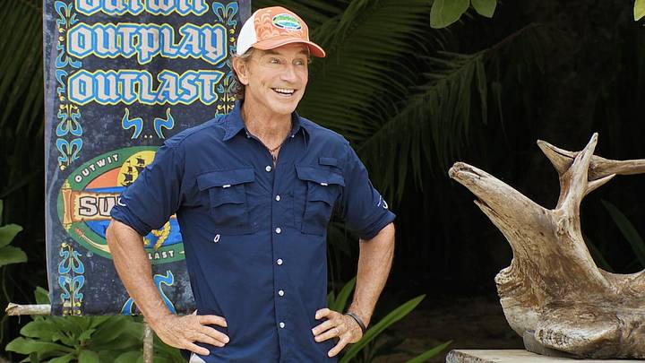 Jeff Probst on Survivor set