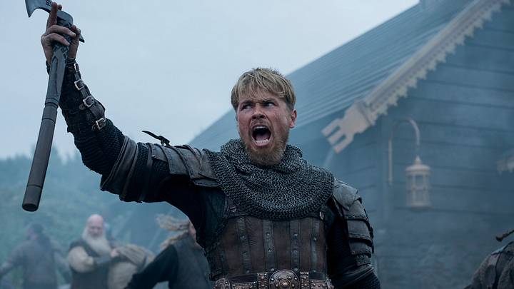 Xavier Molyneux (Erik Bloodaxe) in BLOODAXE season 1. Xavier Molyneux (Erik Bloodaxe) in BLOODAXE season 1.