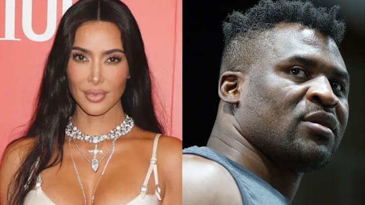 Kim Kardashian and Francis Ngannou