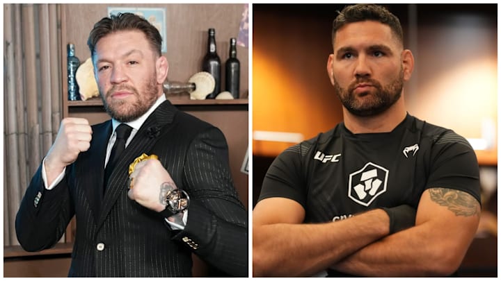 Conor McGregor and Chris Weidman