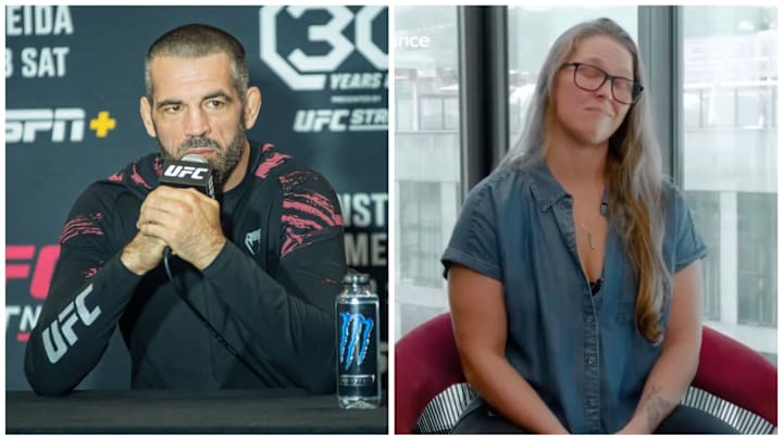 Matt Brown and Ronda Rousey