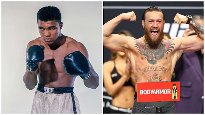 Muhammad Ali and Conor McGregor
