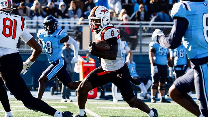 Campbell wide receiver Jyron Waiters (9) Campbell wide receiver Jyron Waiters (9)