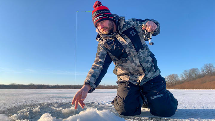 The Striker Climate Ice Fishing Suit is a high-quality suit that really does an amazing job of cutting the wind. The Striker Climate Ice Fishing Suit is a high-quality suit that really does an amazing job of cutting the wind.