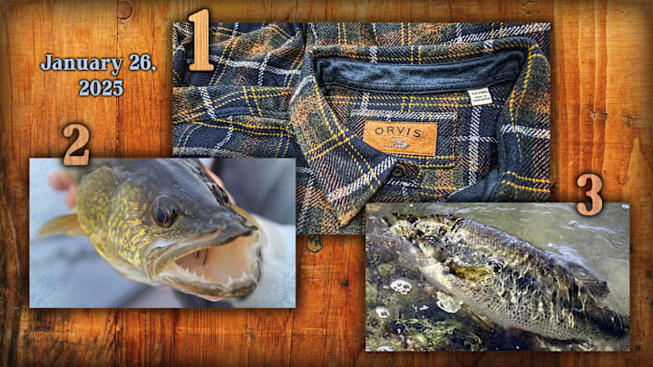 From a great deal on an Orvis flannel shirt to the biggest trend in bass fishing, these stories captured our Sports Illustrated fishing reader’s attention on Fishing on SI this past week, January 26, 2025.