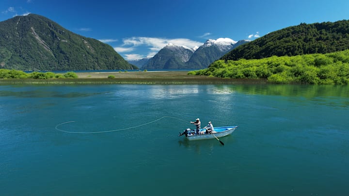 Big fish, beautiful landscape, and pristine water is why you go to Patagonia. Big fish, beautiful landscape, and pristine water is why you go to Patagonia.