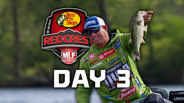 Day 3 is over and final 10 anglers are headed into Championship Sunday to decide the 2025 REDCREST on Lake Guntersville. Day 3 is over and final 10 anglers are headed into Championship Sunday to decide the 2025 REDCREST on Lake Guntersville.