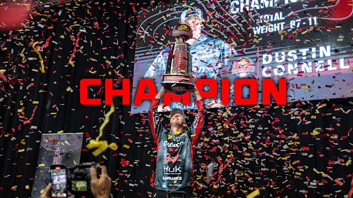 Dustin Connell claimed his third REDCREST title with 87-11 on Championship Sunday at Lake Guntersville. Dustin Connell claimed his third REDCREST title with 87-11 on Championship Sunday at Lake Guntersville.