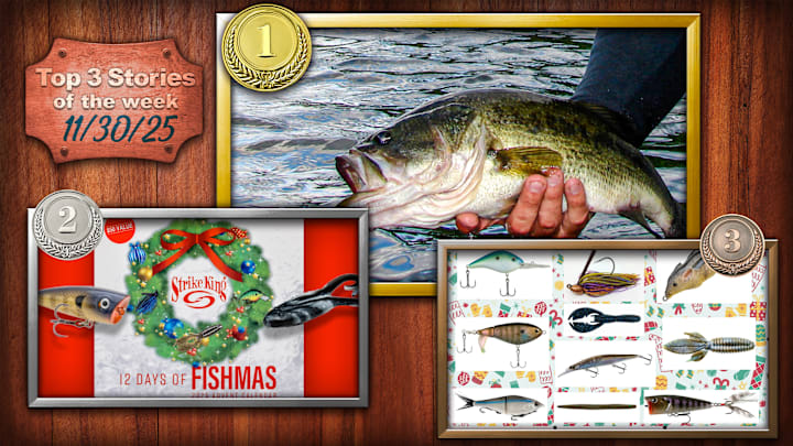 These are the Top 3 Fishing Stories of the Week: Behind the Tournament DQs, Bass Advent Calendar, and Top 10 Bass Lure Gifts