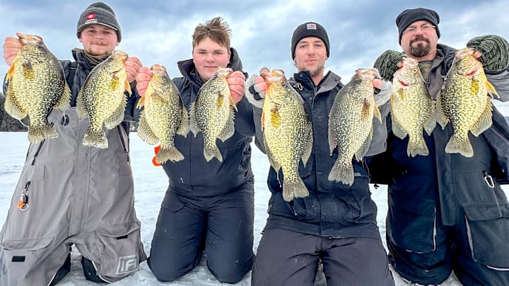 This is the day a small New England river finally revealed a reliable winter crappie pattern.