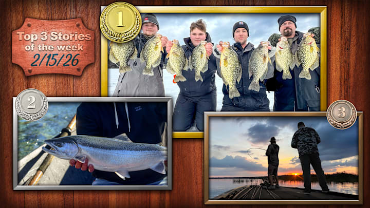  Ice Fishing River Backwaters for Slab Crappies; California Beaches, Redwoods & Big Fish on the Fly; Why My Longtime Goal to Bass Fish Okeechobee Keeps Sending Me Somewhere Else