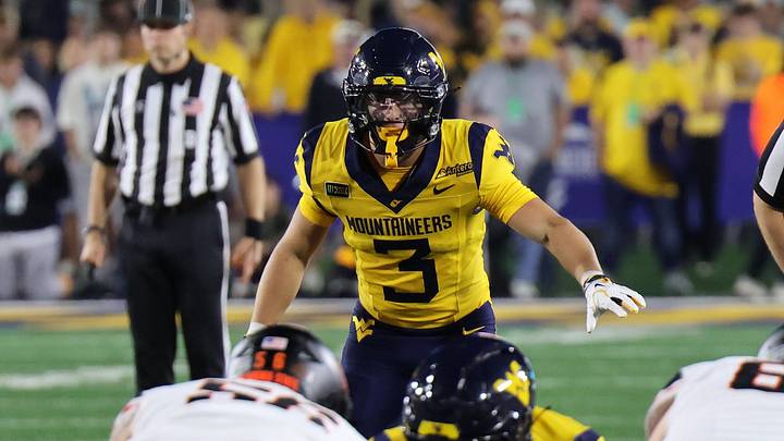 West Virginia University safety Matt Sieg West Virginia University safety Matt Sieg