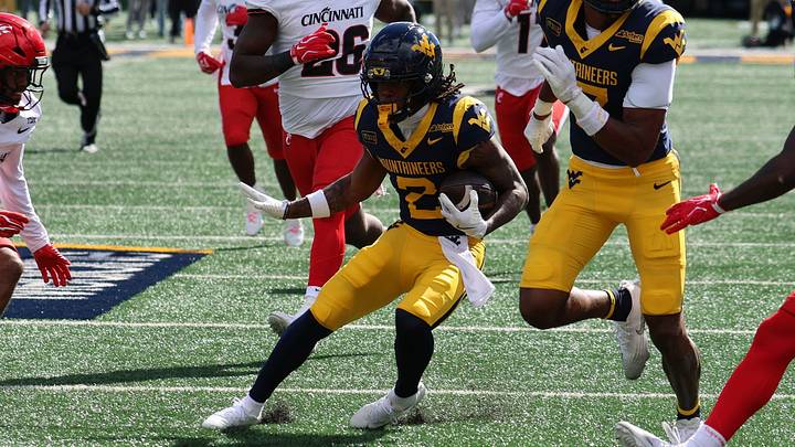 West Virginia University receiver DJ Epps West Virginia University receiver DJ Epps