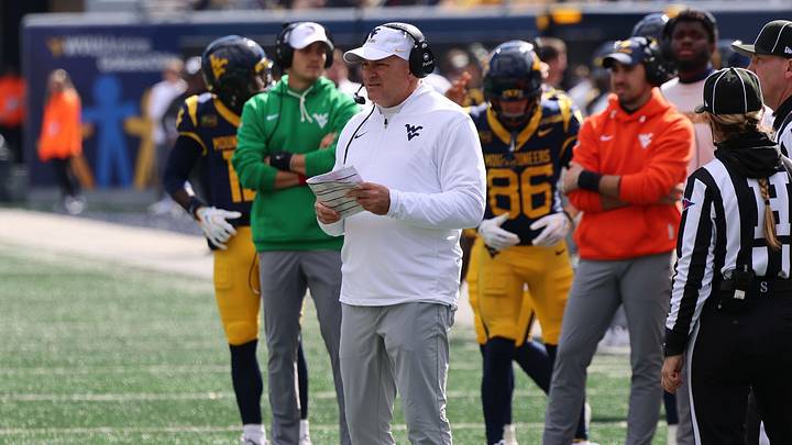 West Virginia University head coach Rich Rodriguez