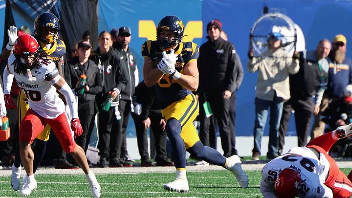 West Virginia University tight end Ryan Ward West Virginia University tight end Ryan Ward