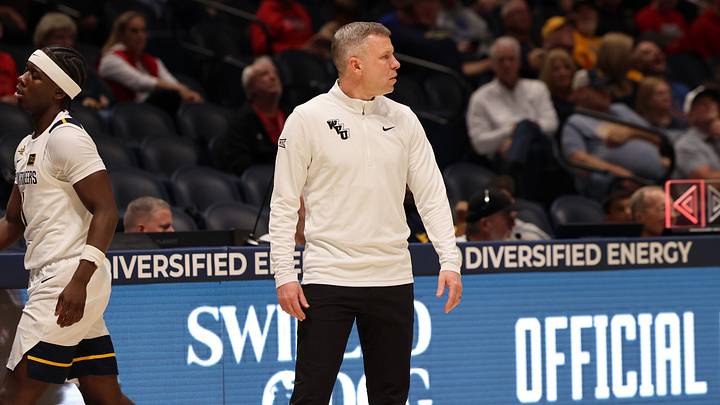 West Virginia University head coach Ross Hodge