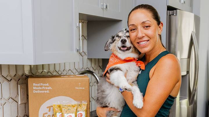 Jessica Pegula and her dog Jessica Pegula and her dog