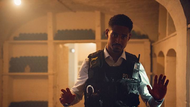 Alfred Enoch as DS Isaac Fagbenle in Harlan Coben's Run Away