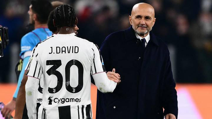 Jonathan David e Luciano Spalletti