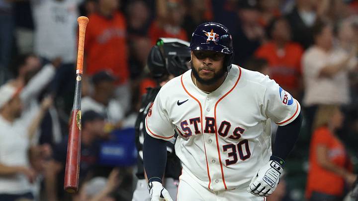 Houston Astros outfielder Nelson Velazquez (30). Mandatory Credit: Troy Taormina-Imagn Images Houston Astros outfielder Nelson Velazquez (30). Mandatory Credit: Troy Taormina-Imagn Images