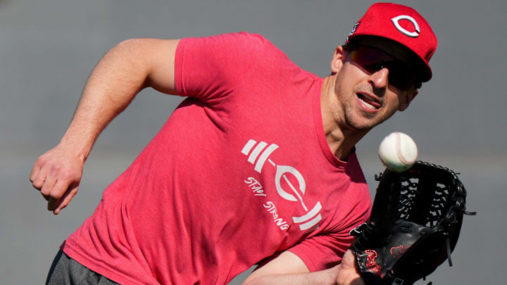 Cincinnati Reds first baseman Spencer Steer