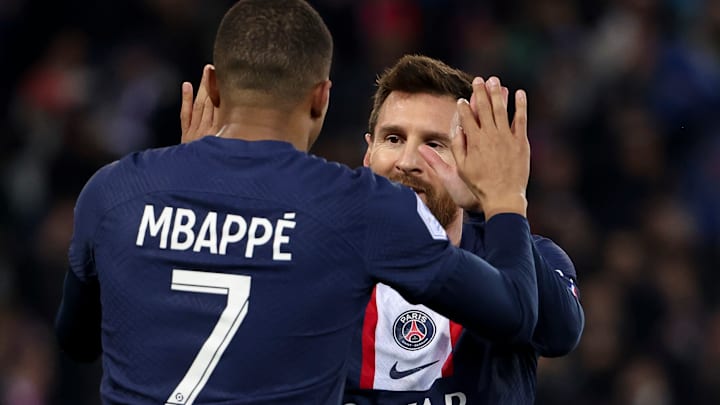 Kylian Mbappe y Lionel Messi