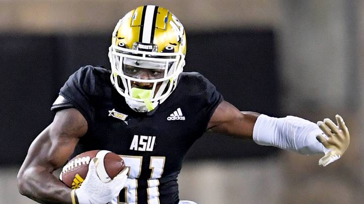 New Packers receiver Kiseaon Johnson is shown while at Alabama State. New Packers receiver Kiseaon Johnson is shown while at Alabama State.