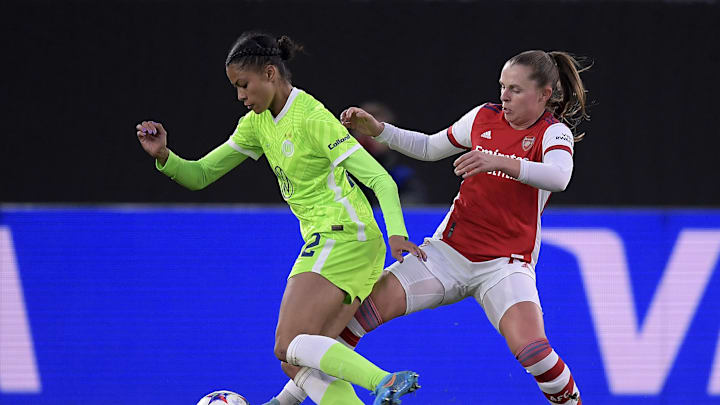 Sveindis Jonsdottir trug maßgeblich zum Wolfsburger Weiterkommen bei