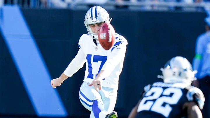 Dallas Cowboys place kicker Brandon Aubrey 
