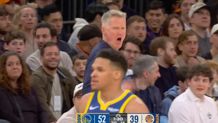 Steve Kerr yells at Will Richard during a loss to the Knicks. Steve Kerr yells at Will Richard during a loss to the Knicks.