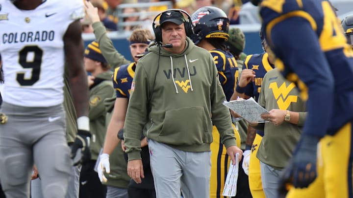 West Virginia University head coach Rich Rodriguez