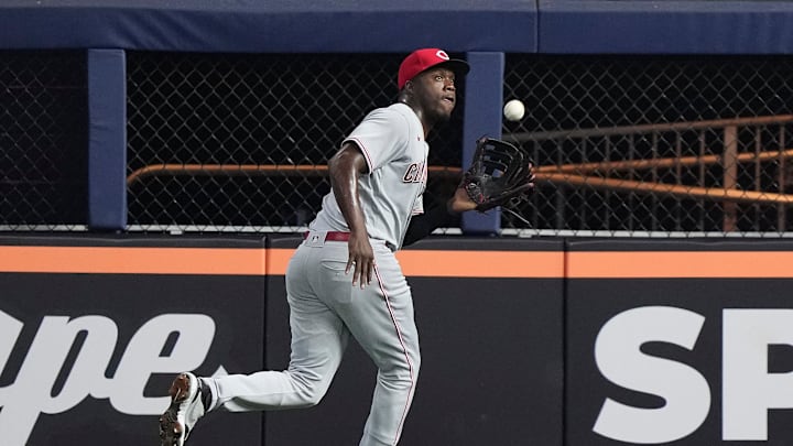 Cincinnati Reds outfielder Aristides Aquino
