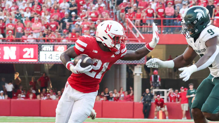 Nebraska running back Emmett Johnson has rushed for 650 yards in six games this season. Nebraska running back Emmett Johnson has rushed for 650 yards in six games this season.