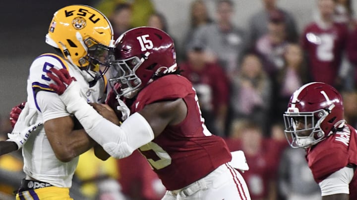 Alabama Crimson Tide linebacker Dallas Turner