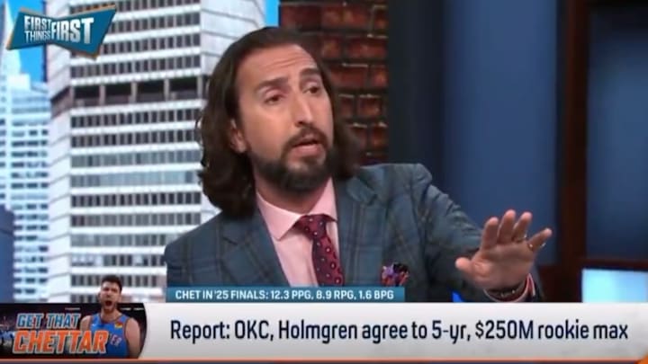 Nick Wright argues Paolo Banche has proven more than Chet Holmgren.