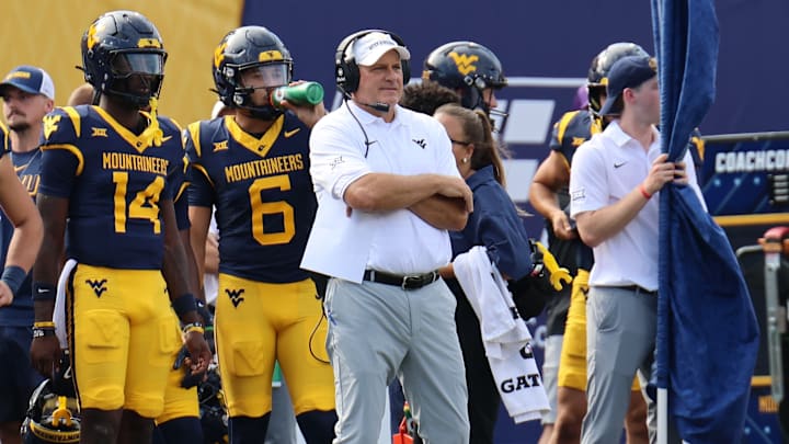 West Virginia University head coach Rich Rodriguez