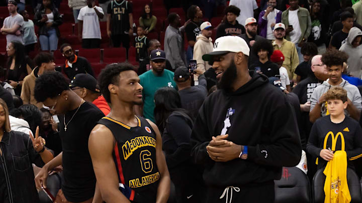 Los Angeles Lakers, Bronny James, LeBron James