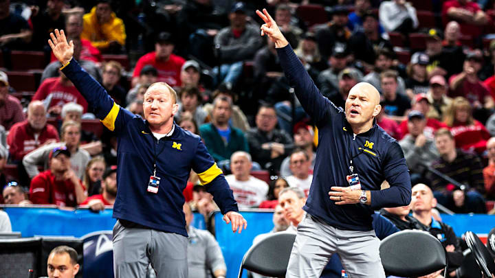 Michigan head coach Sean Bormet Michigan head coach Sean Bormet